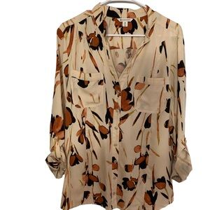 Spanner Tunic Blouse Floral Print Sz 16